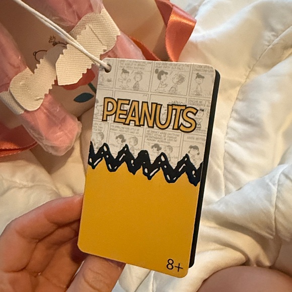 Loungefly Peanuts Floral Backpack with Pink Accents - Picture 7 of 7